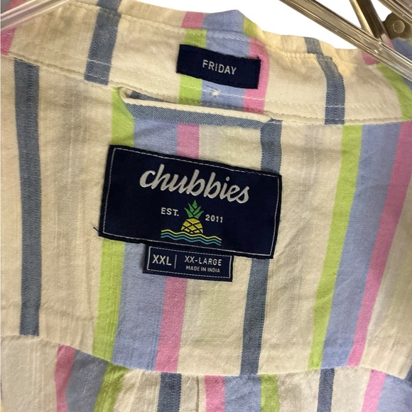 Chubbies Vibrant Striped Casual Shirt - Picture 2 of 4